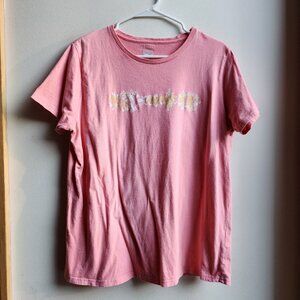 Columbia Pink Floral T-Shirt Size XL